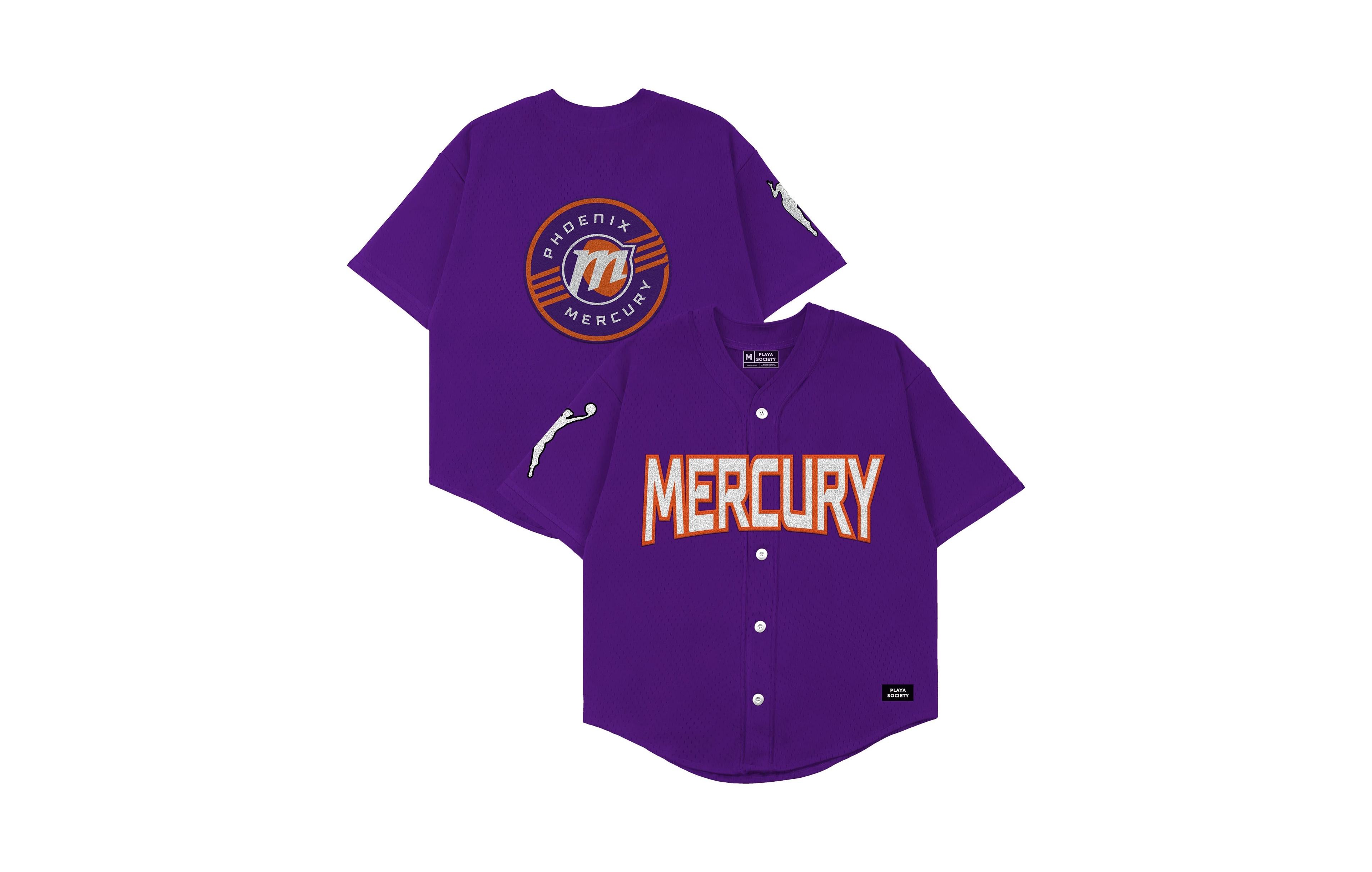 Playa Society Men's Phoenix Mercury Oversized V-Neck Jersey