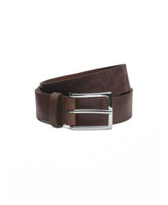 Italian Leather Pin-Buckle Chino Belt