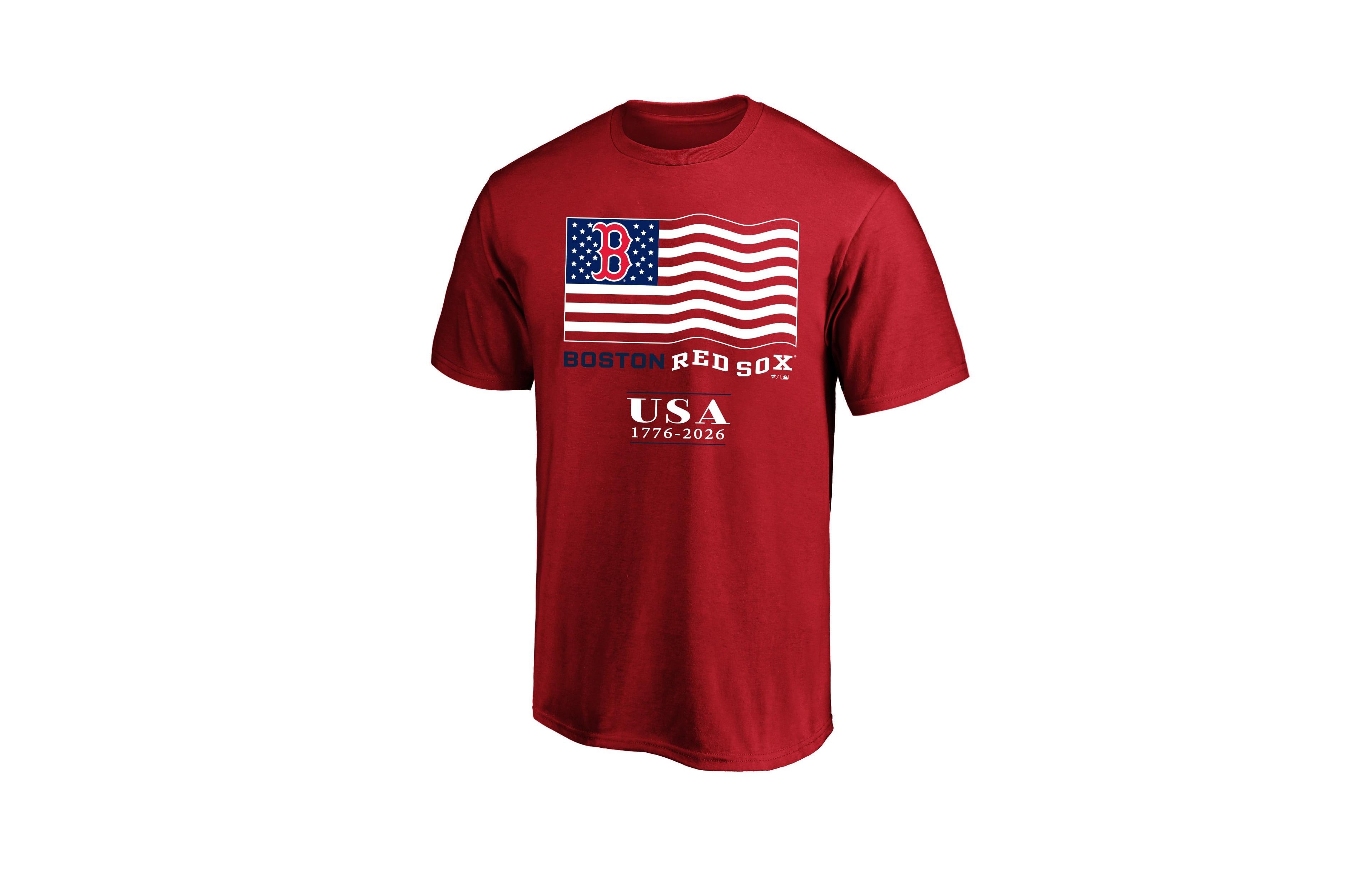 Fanatics Men's Big & Tall Boston Red Sox Commemorative Usa 1776-2026 T-Shirt