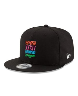 Men's Black LA28 Superbloom Collection 9FIFTY Snapback Hat
