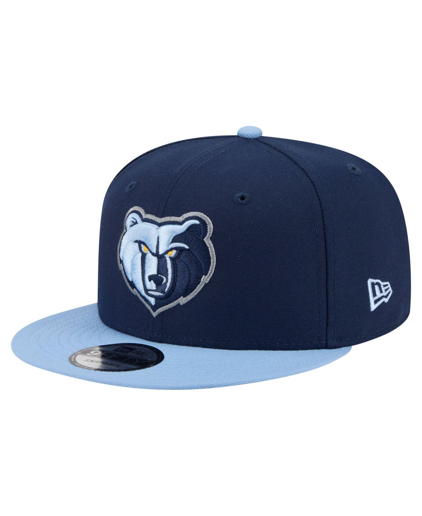 Мужская кепка New Era Navy Memphis Grizzlies Two-Tone 9FIFTY Snapback Hat — фото 1