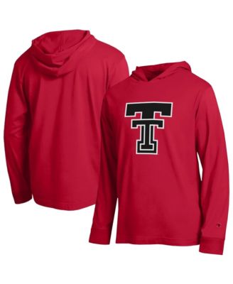 Men's  Red Texas Tech Red Raiders Tonal All-Star Long Sleeve Hooded T-Shirt