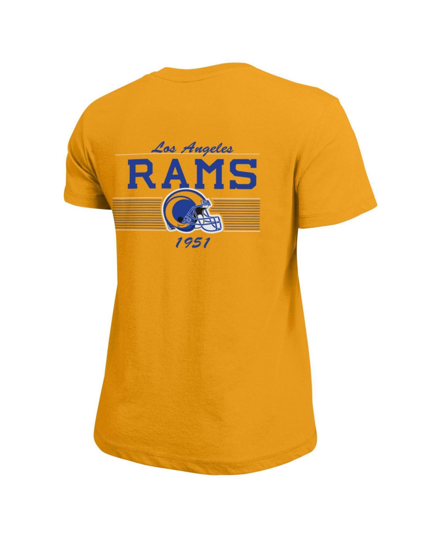 Женская футболка Champion Gold Los Angeles Rams Classic Sol — фото 3