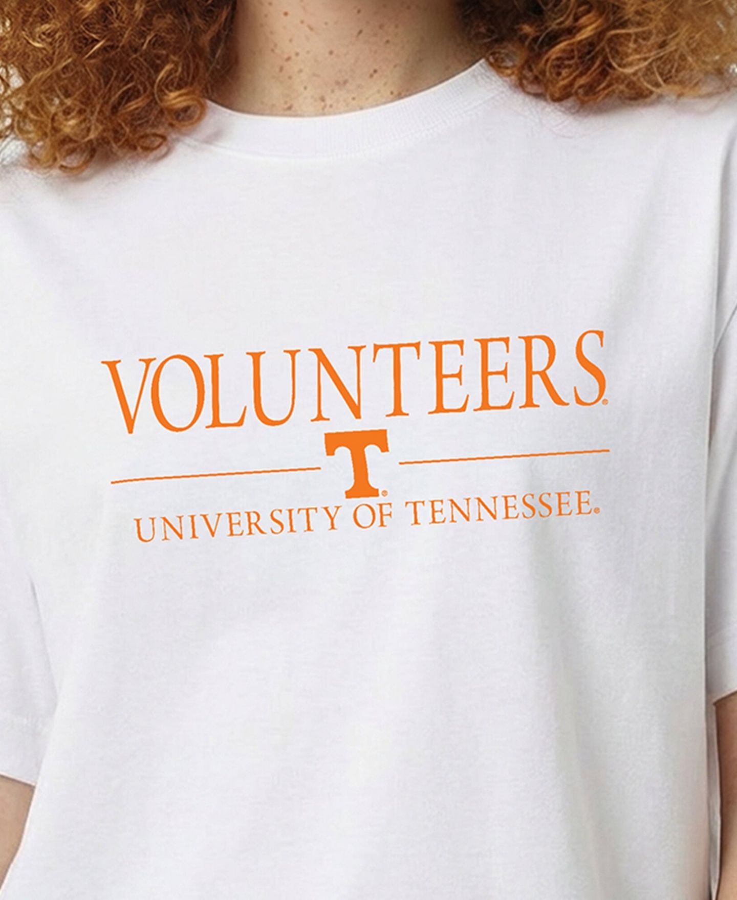 Женская футболка Champion White Tennessee Volunteers Waist Length Wordmark — фото 5