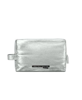 Free Silver Jean Paul Gaultier Toiletry Pouch with any $132 Jean Paul Gaultier men's fragrance and/or body collection purchase.