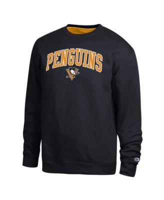 Men's Black Pittsburgh Penguins Contrast Sweatshirt
