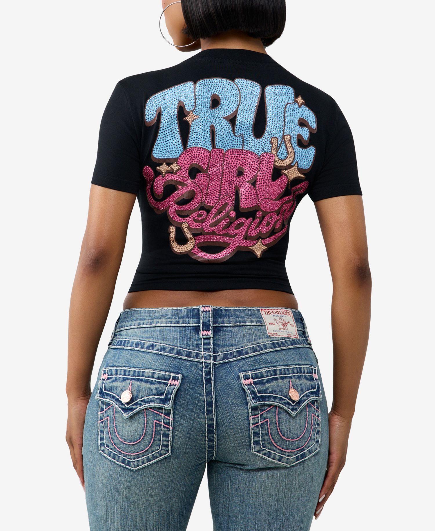 Women's Baby Graphic Crewneck Crop Top