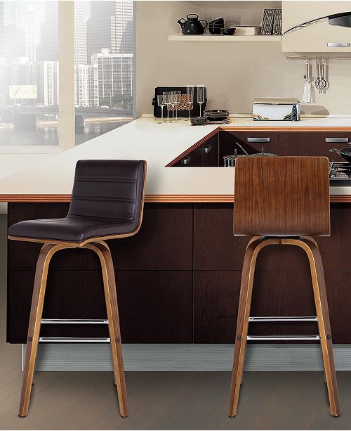 Furniture Vienna 30" Bar Stool, Quick Ship Furniture Macy's