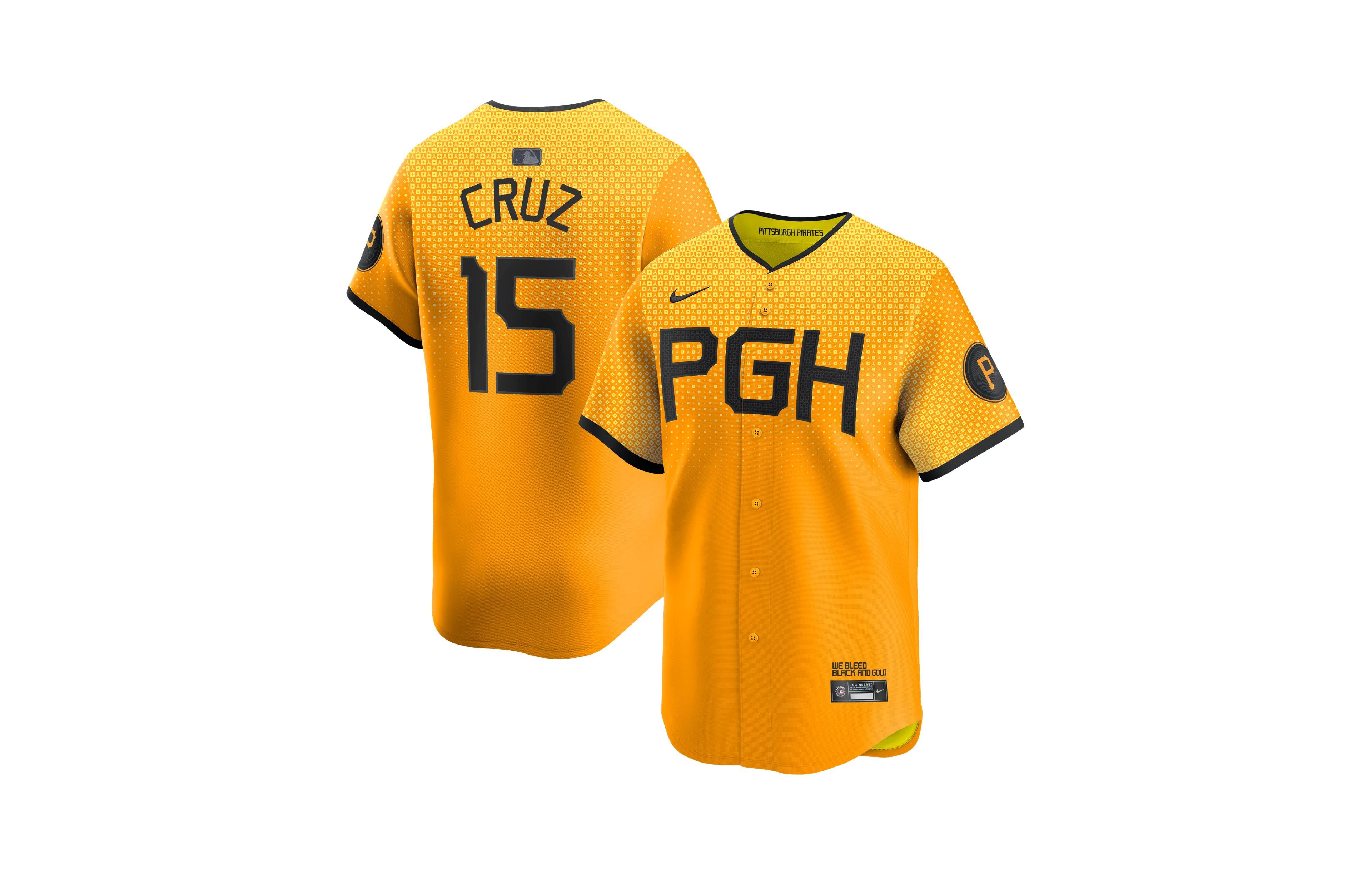 Nike Men's Oneil Cruz Gold Pittsburgh Pirates City Connect Limited Jersey