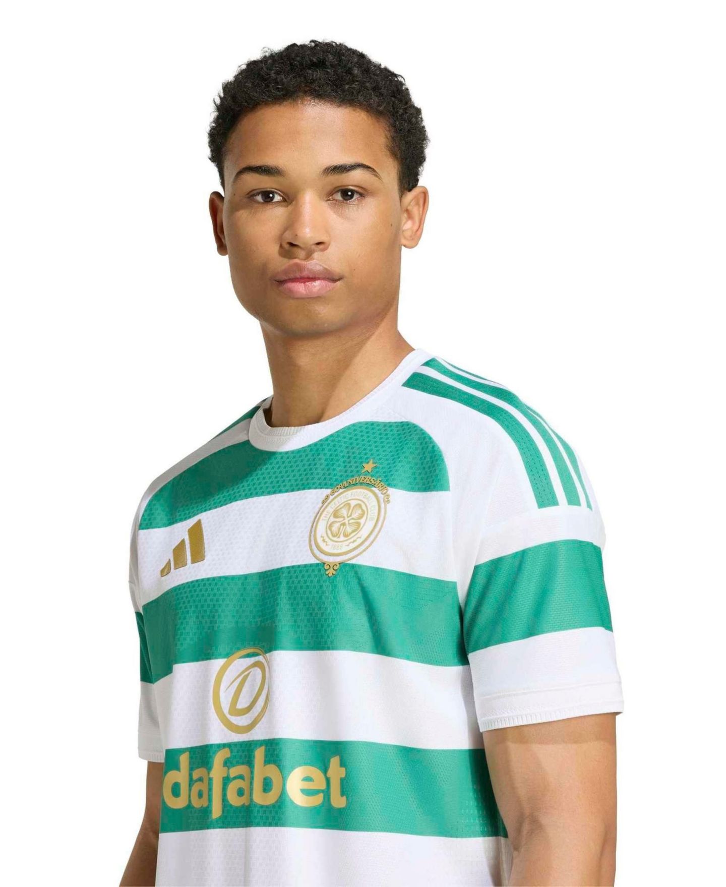Мужской топ adidas White Celtic Home 2026/27 Authentic Jersey — фото 7