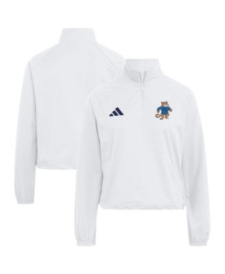 Women's White Penn State Nittany Lions Ultimate365 Woven Quarter-Zip Raglan Pullover