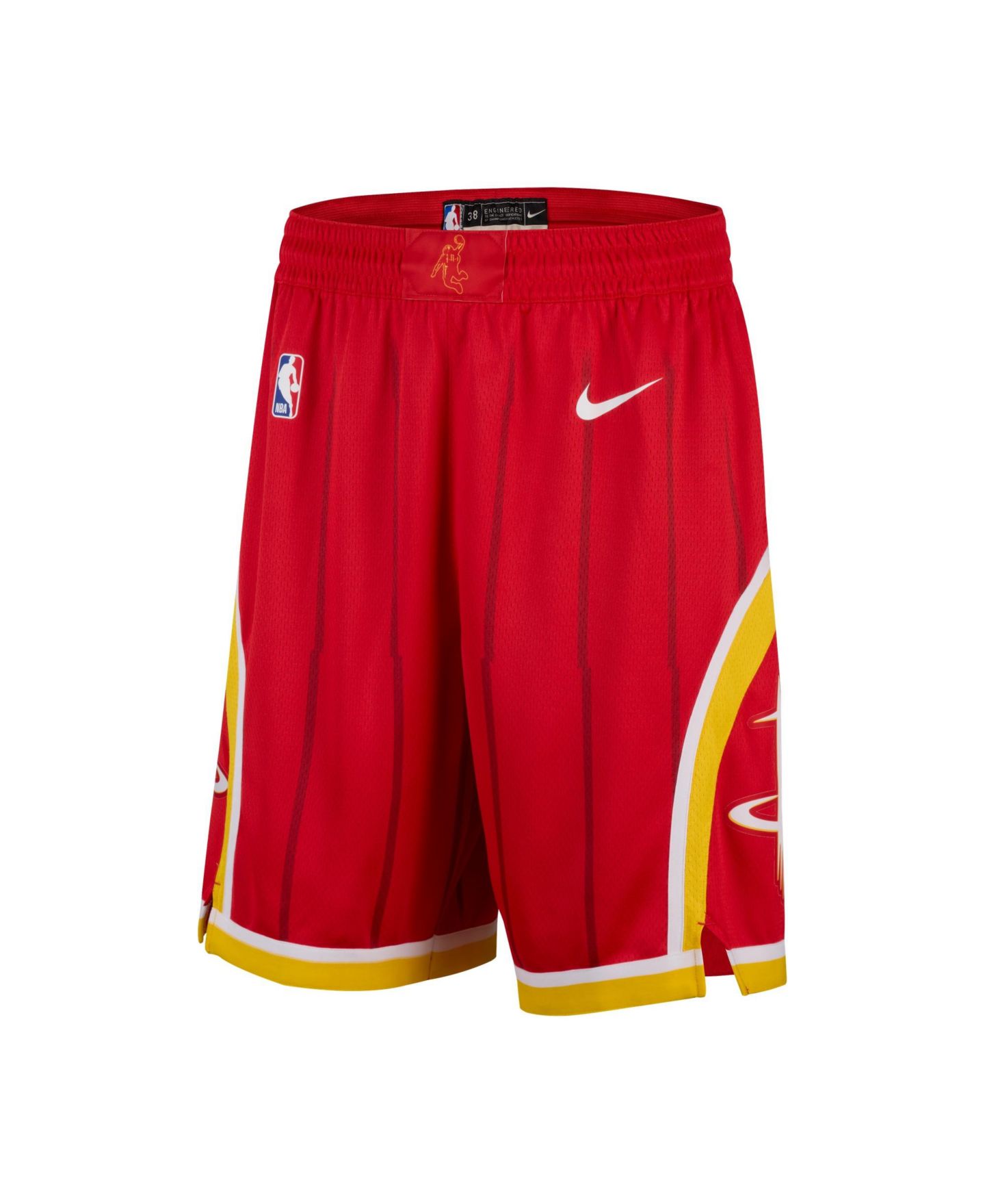 Мужские шорты Nike Houston Rockets Icon Edition Swingman, Red — фото 2