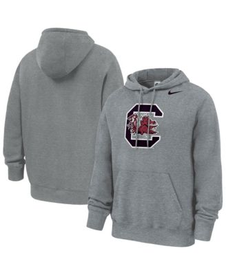 Nike - Men's Gray South Carolina Gamecocks Club Fleece Hoodie Gray