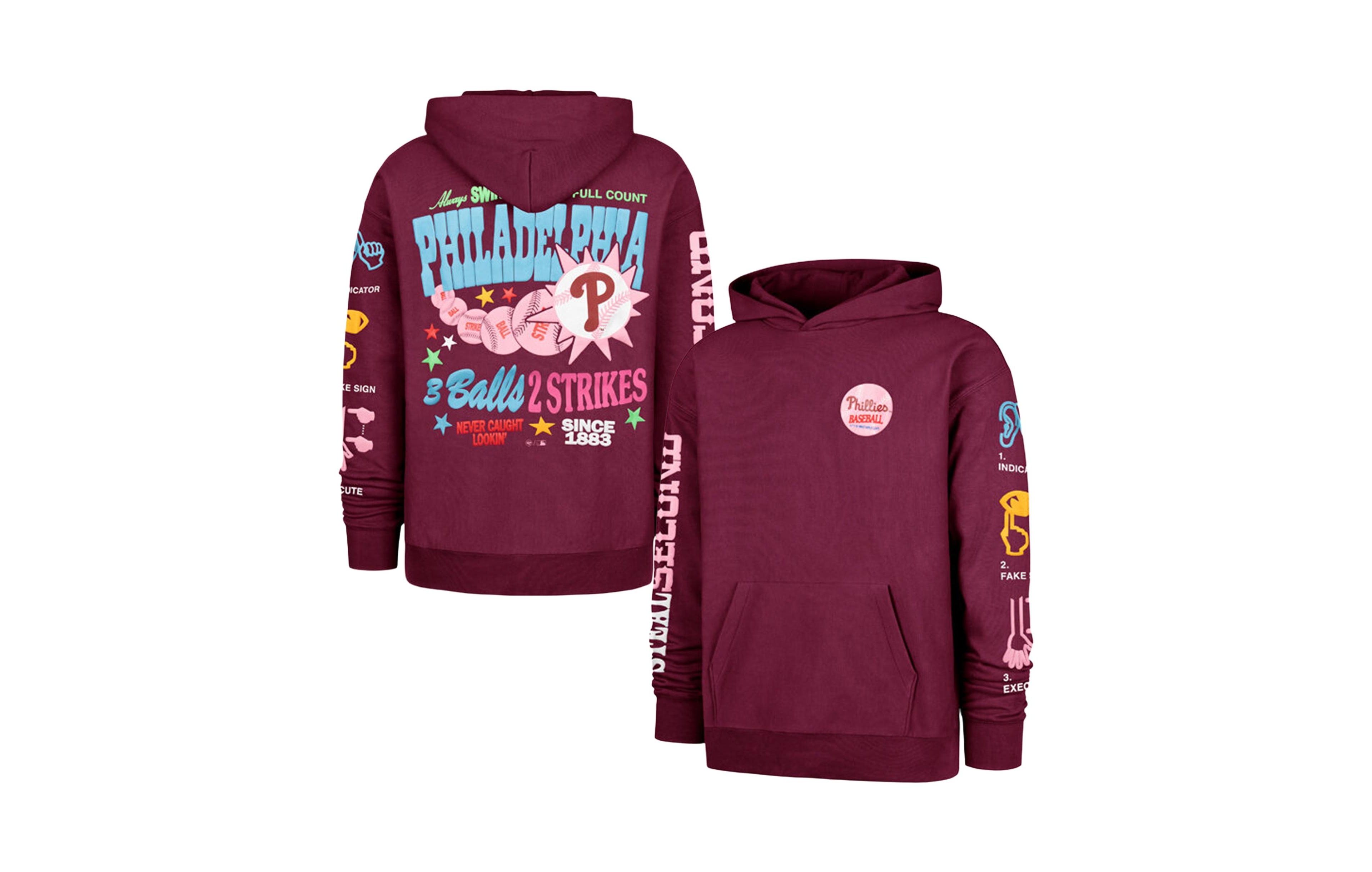 '47 Brand Men's and Women's Burgundy Philadelphia Phillies Earl Foundation Hoodie