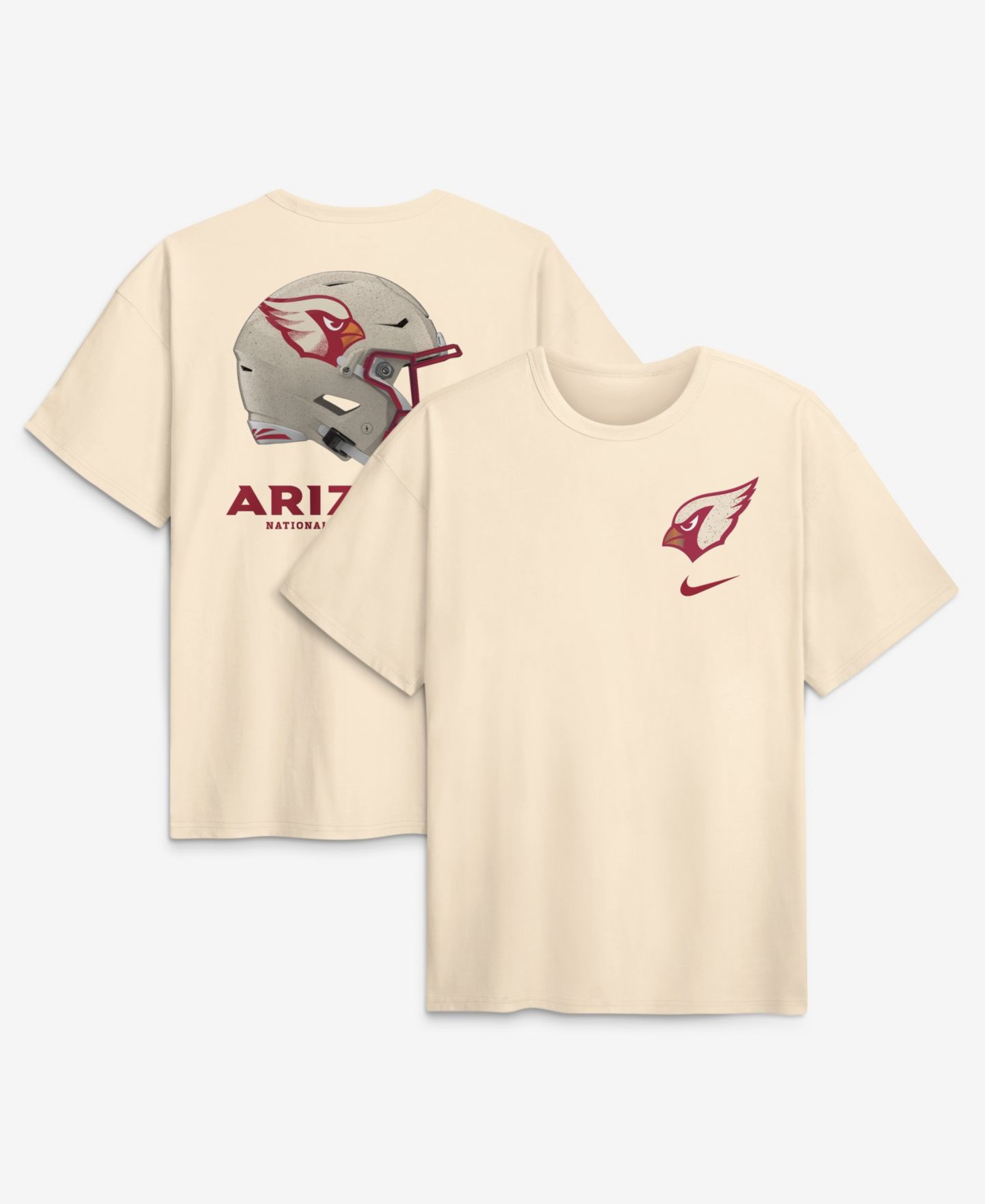 Мужская футболка Nike Natural Arizona Cardinals Rivalries Collection Max90 — фото 1
