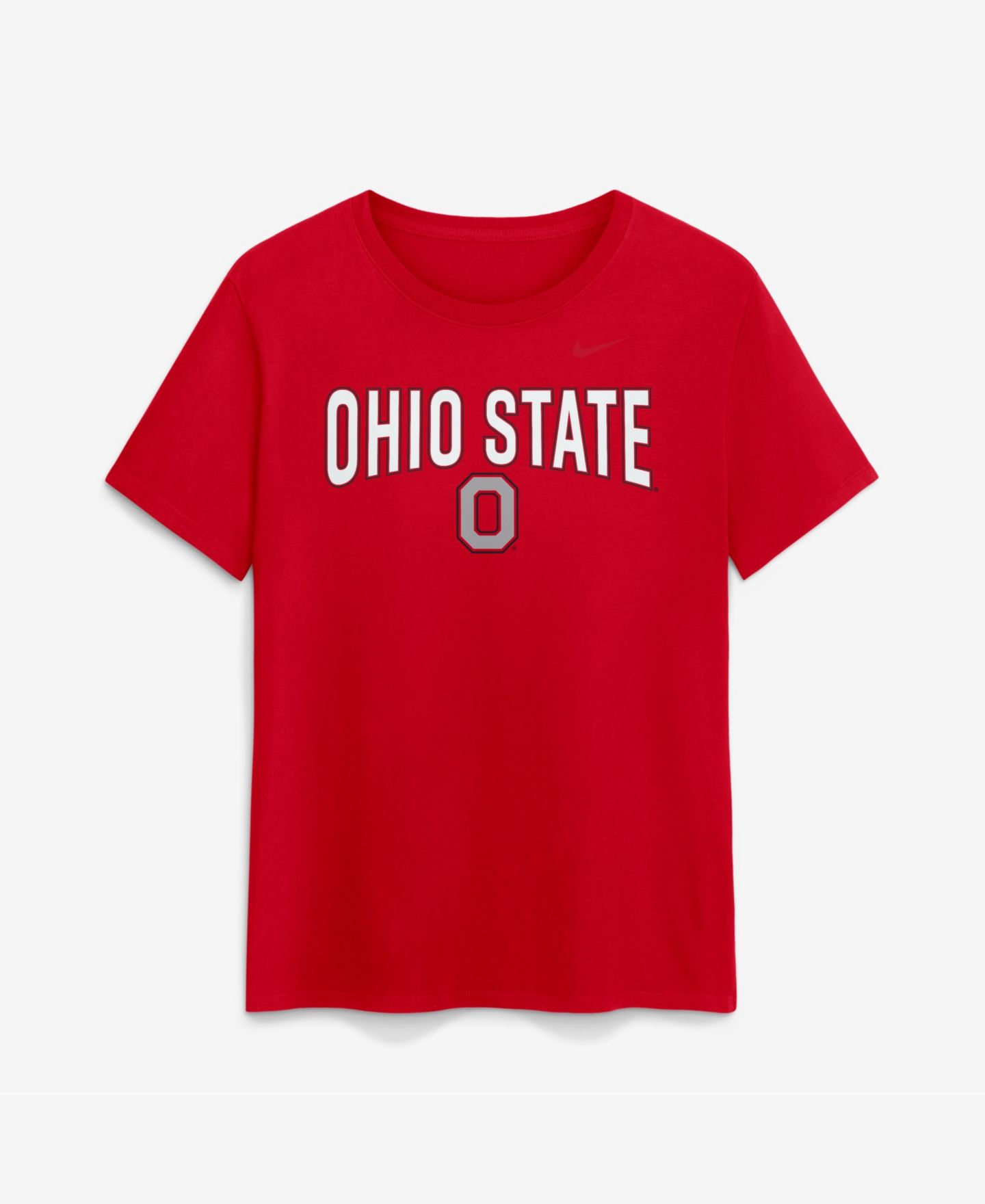 Женская футболка Nike Scarlet Ohio State Buckeyes Arch Logo — фото 1