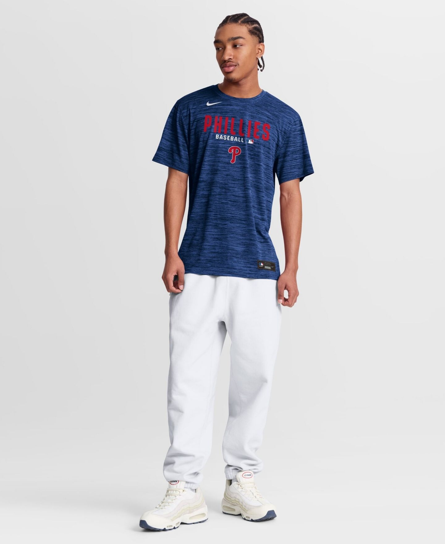 Мужская футболка Nike Royal Philadelphia Phillies Authentic Collection Velocity Dri-FIT — фото 3