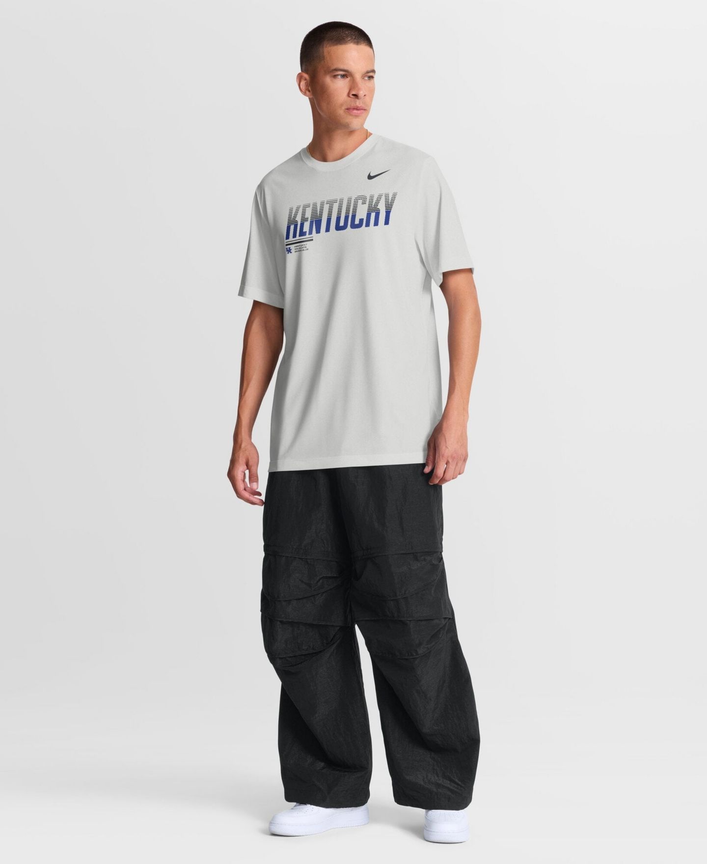 Мужская футболка Nike Gray Kentucky Wildcats Sideline Legend Dri-FIT — фото 3