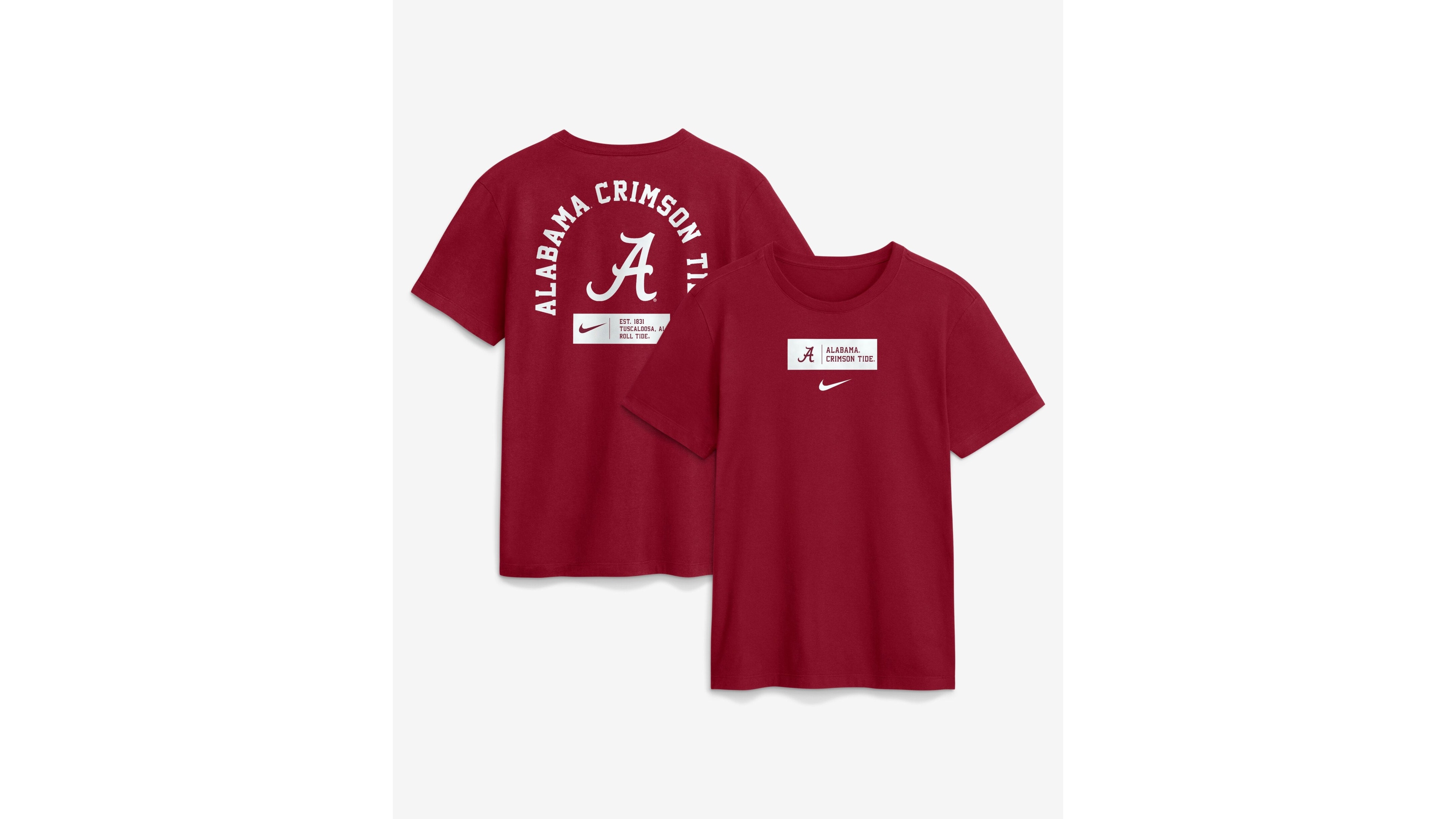 Nike Men's Crimson Alabama Tide Primetime Crew T-Shirt