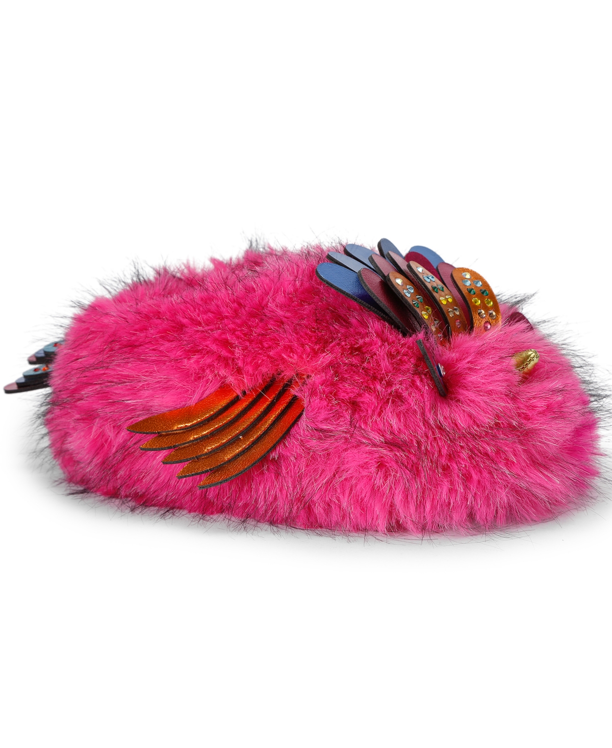 Kurt Geiger London Women's Eagle Fluff Slip-On Slippers