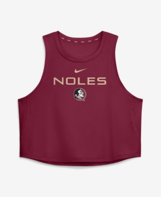 Women's Garnet Florida State Seminoles One Dri-FIT Cropped Tank Top