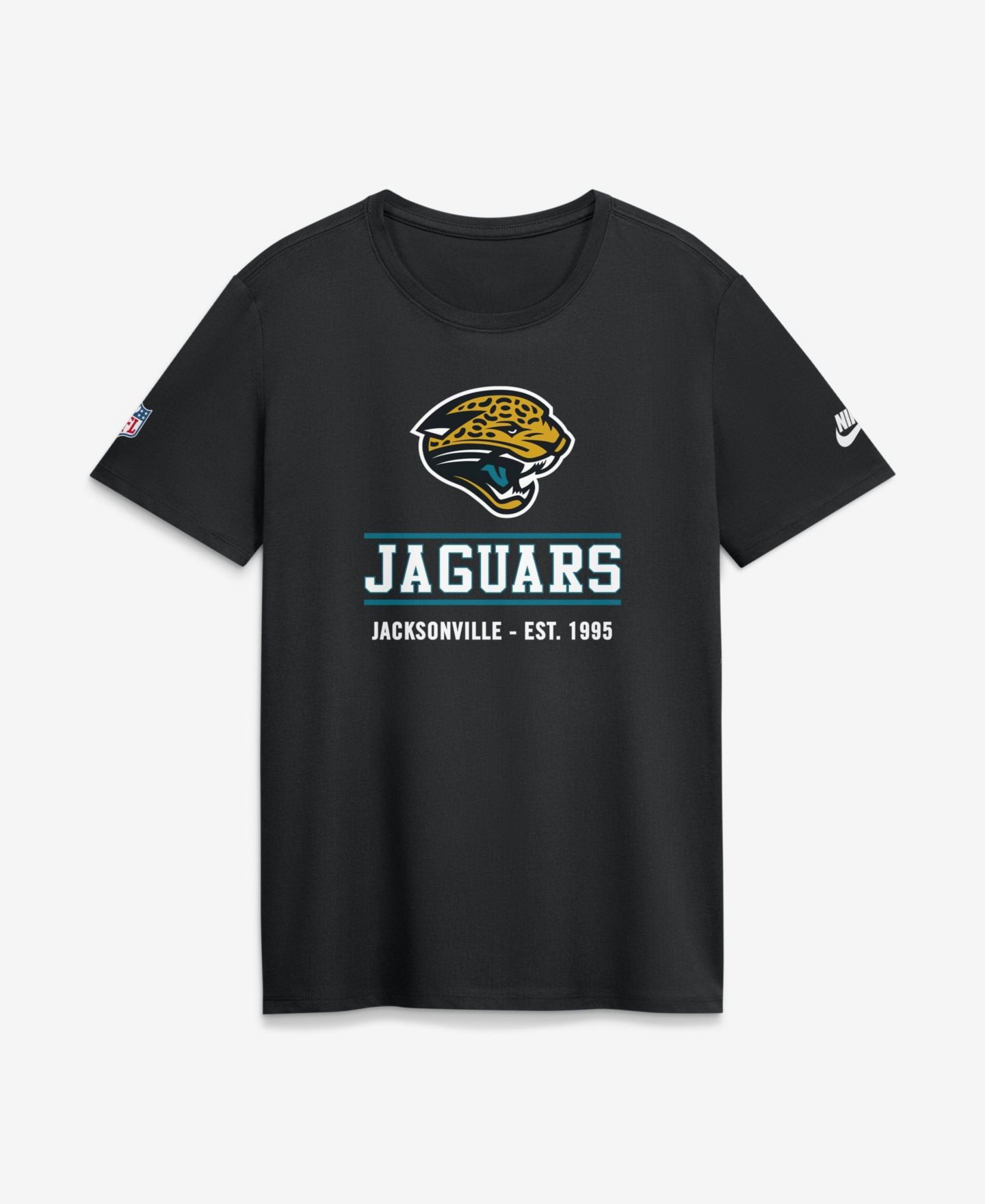 Женская футболка Nike Black Jacksonville Jaguars Sideline Alt Dri-FIT — фото 1