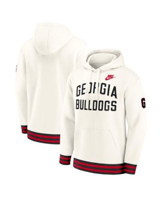 Nike - Men's  Cream Georgia Bulldogs Legacy Retro Pullover Hoodie Cream
