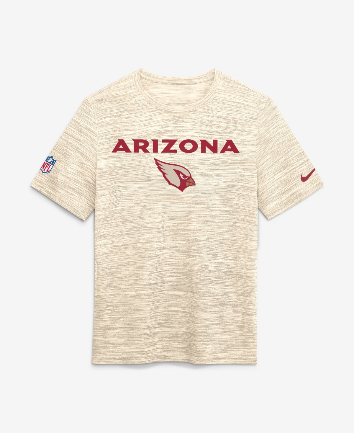 Nike Men's Natural Arizona Cardinals Rivalries Collection Sideline Velocity T-Shirt