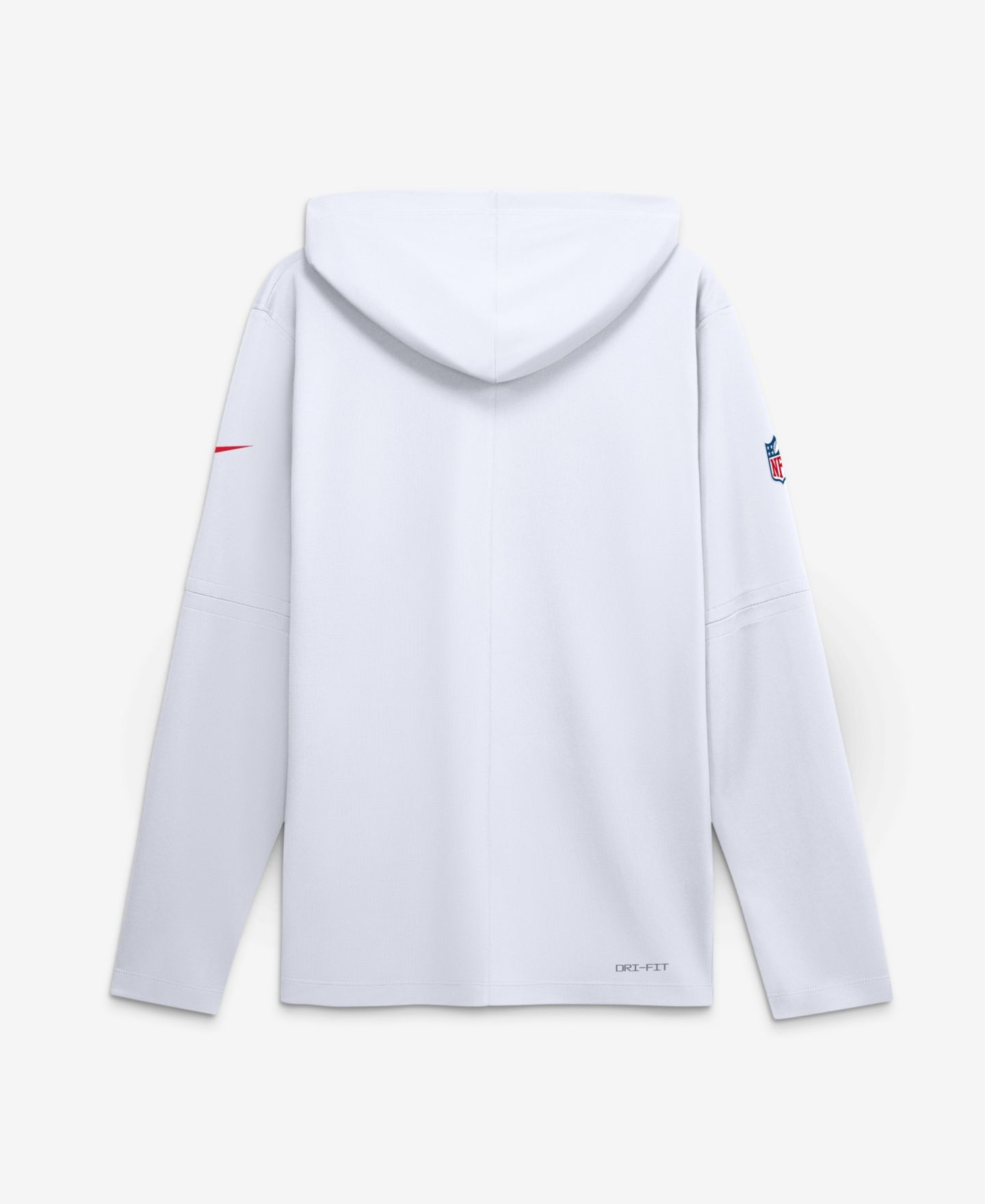 Мужской топ Nike White Houston Texans 2026 Rivalries Collection Sideline Lightweight Hooded Long Sleeve — фото 5