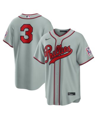 Men's Bryce Harper Gray Philadelphia Phillies 2026 Field of Dreams Stadium Jersey