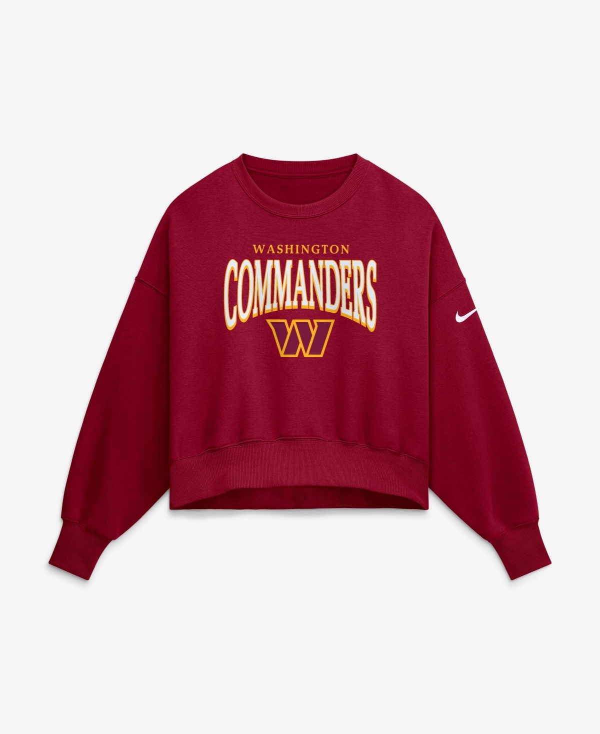 Nike Women's Burgundy Washington Commanders Oversized Phoenix Fleece Sweatshirt