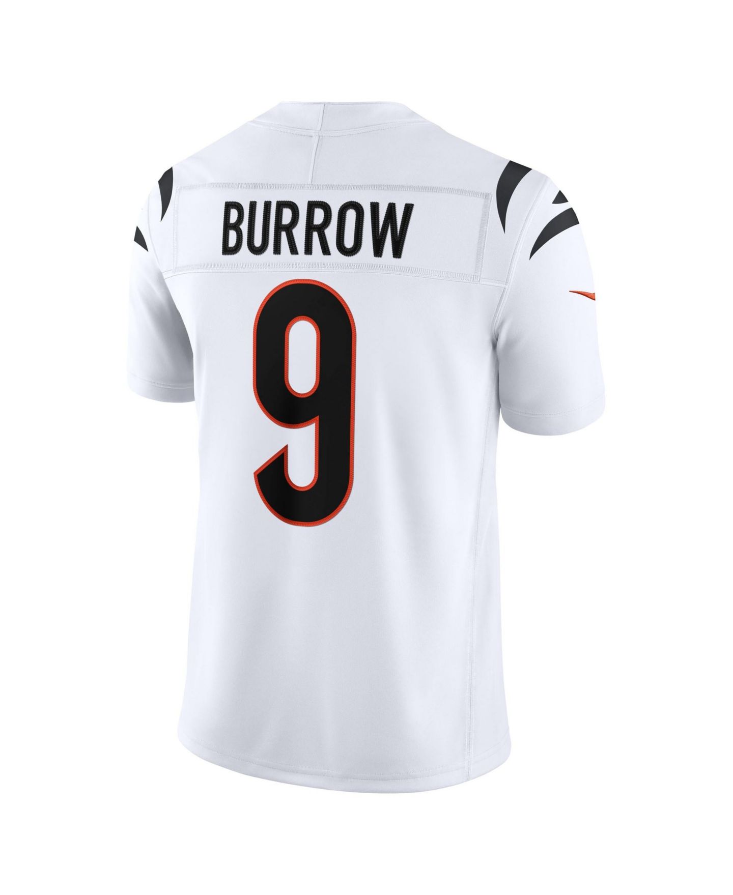 Мужской топ Nike Joe Burrow White Cincinnati Bengals Vapor F.U.S.E. Stitched Limited Jersey — фото 3