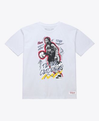 Men's and Women's Tamika Catchings White Indiana Fever Chalked Up T-Shirt - Court Origins