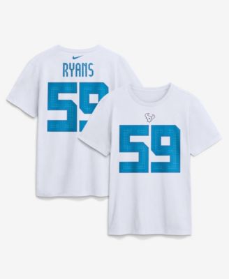 Men's DeMeco Ryans White Houston Texans 2026 Rivalries Collection Player Name & Number T-Shirt