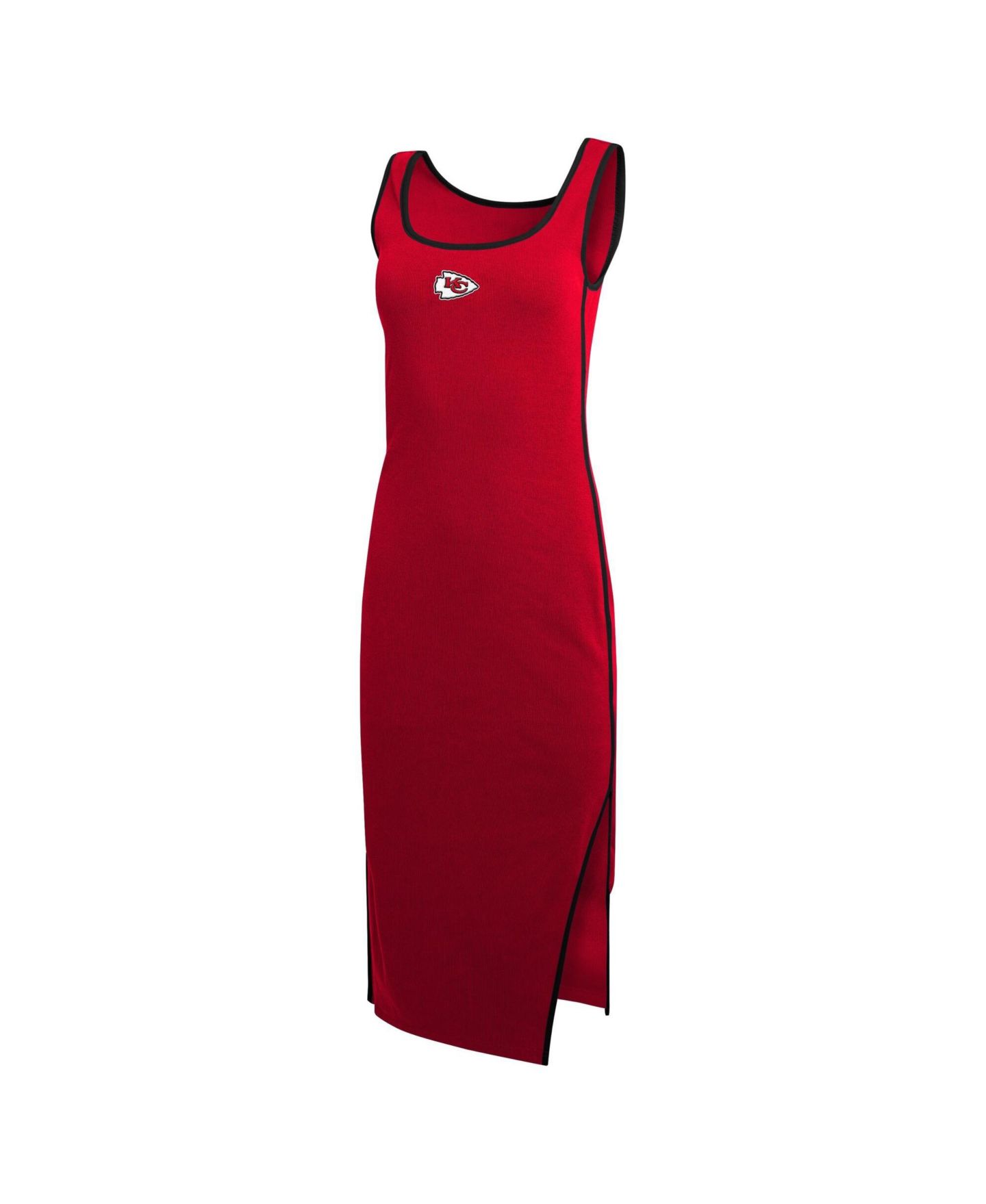 Женское платье-майка в рубчик Wear by Erin Andrews Kansas City Chiefs, красное — фото 3