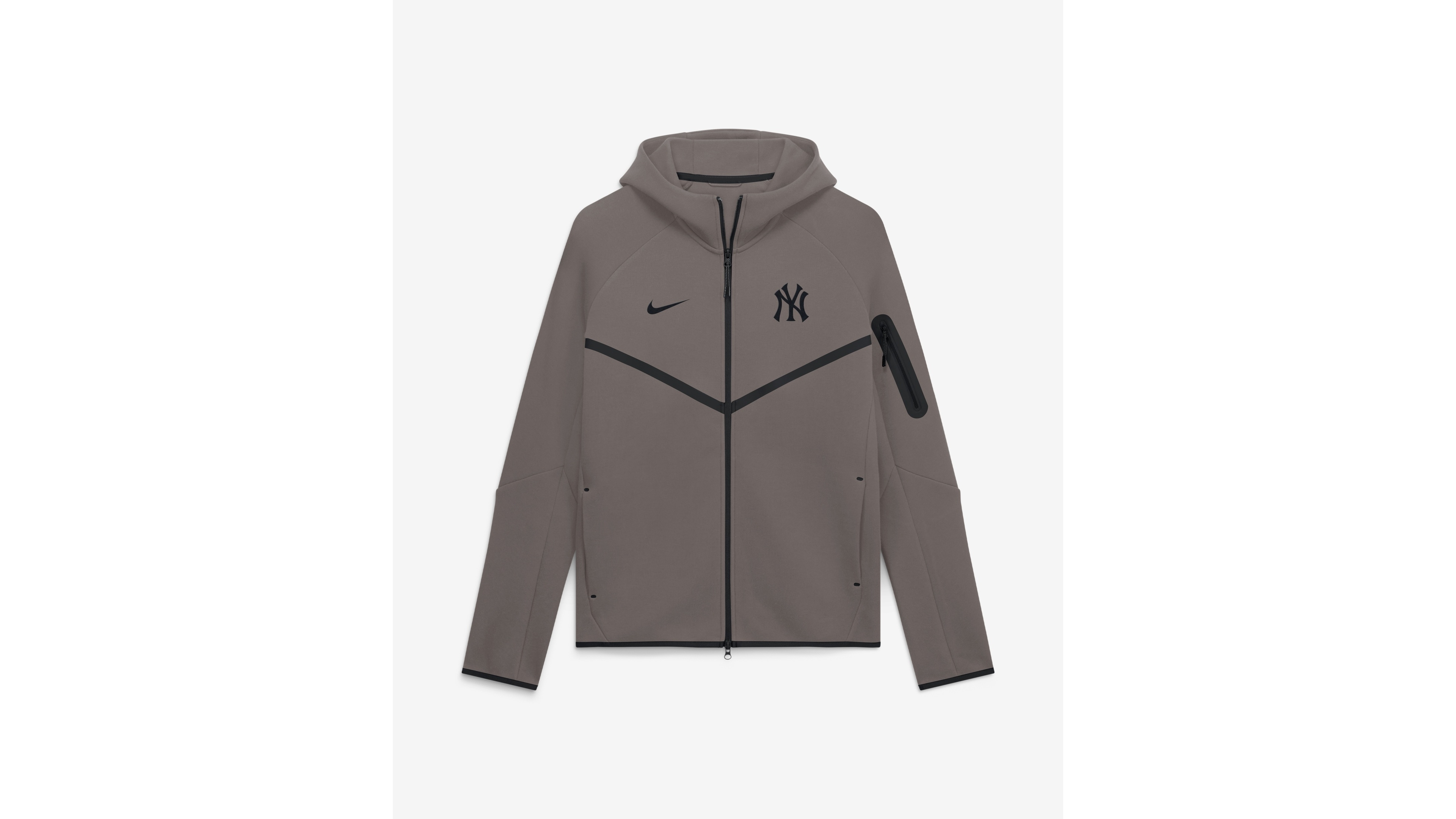 Nike Men's Brown New York Yankees Tech Full-Zip Windrunner Hoodie