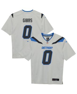 Preschool Jahmyr Gibbs Silver Detroit Lions 2026 Rivalries Collection Game Jersey