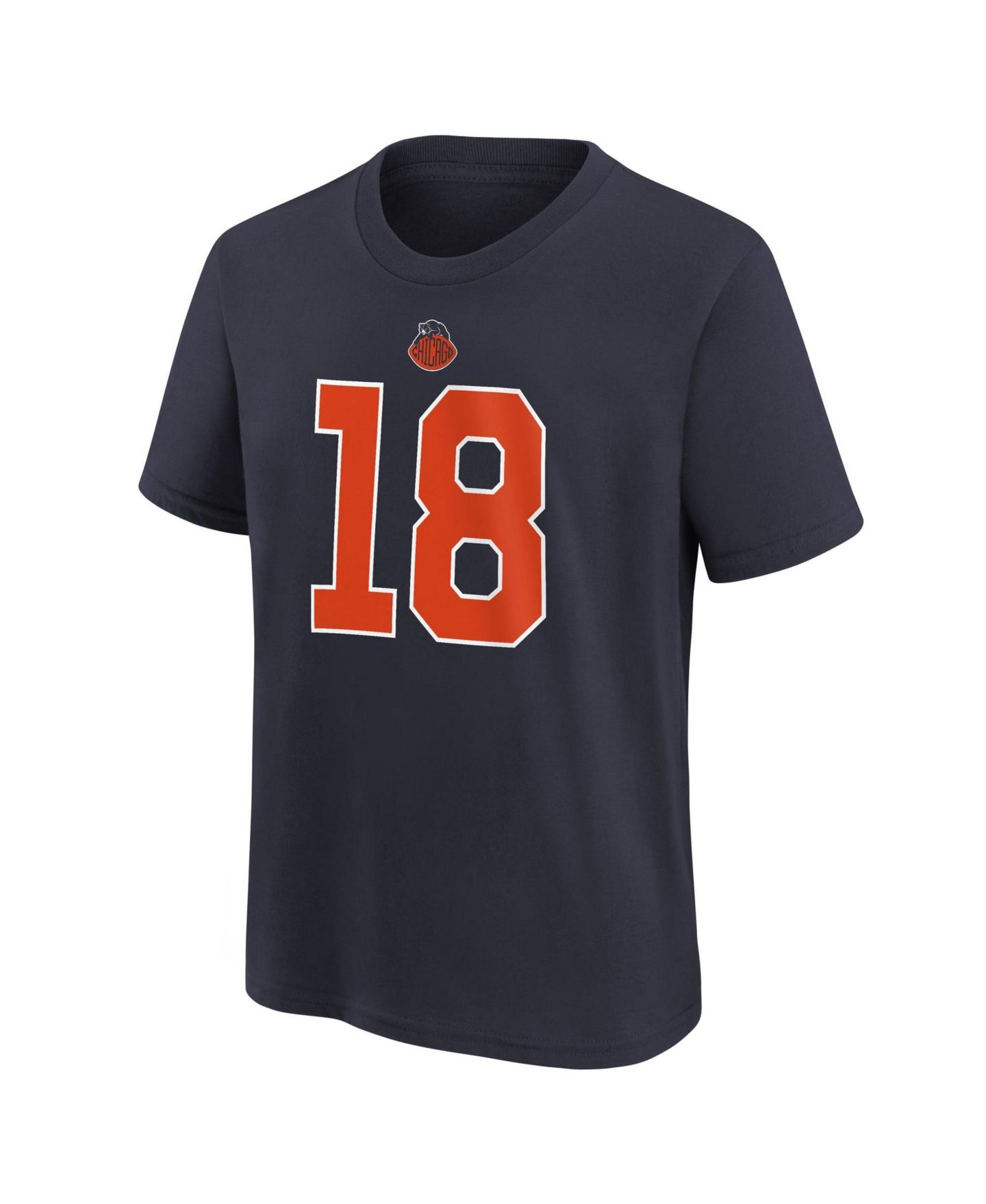 Детская футболка Nike Caleb Williams Navy Chicago Bears 2026 Rivalries Collection Name & Number — фото 2