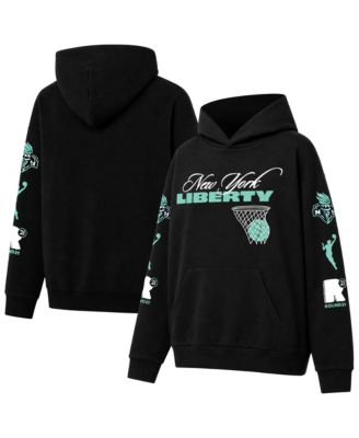 Men's and Women's  Black New York Liberty Swish Hoodie