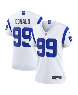 Women's Aaron Donald White Los Angeles Rams Alternate Game Jersey