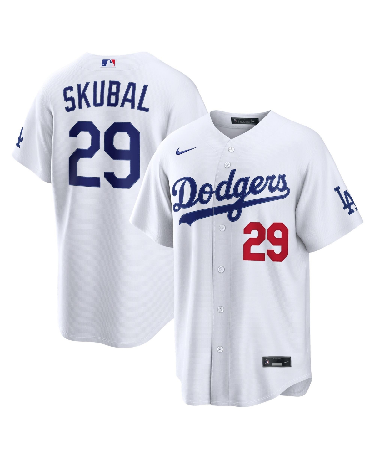 Nike Men's Tarik Skubal White Los Angeles Dodgers Home Stadium Jersey