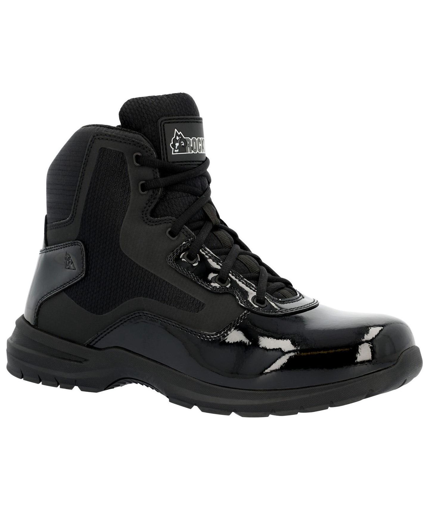 Мужские служебные ботинки Rocky Cadet 6" на боковой молнии, Black, цвет: Чёрный — фото 6