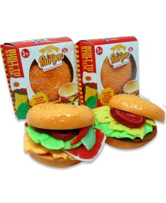 Hamburger Stretchy Blind Box 2-Pack Play Food, Ages 3+