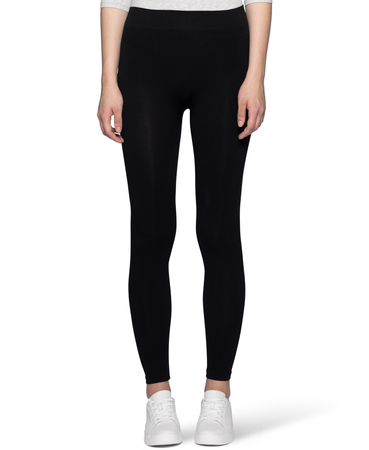 Hue Women's Seamless High-Waisted Fleece-Lined Leggings