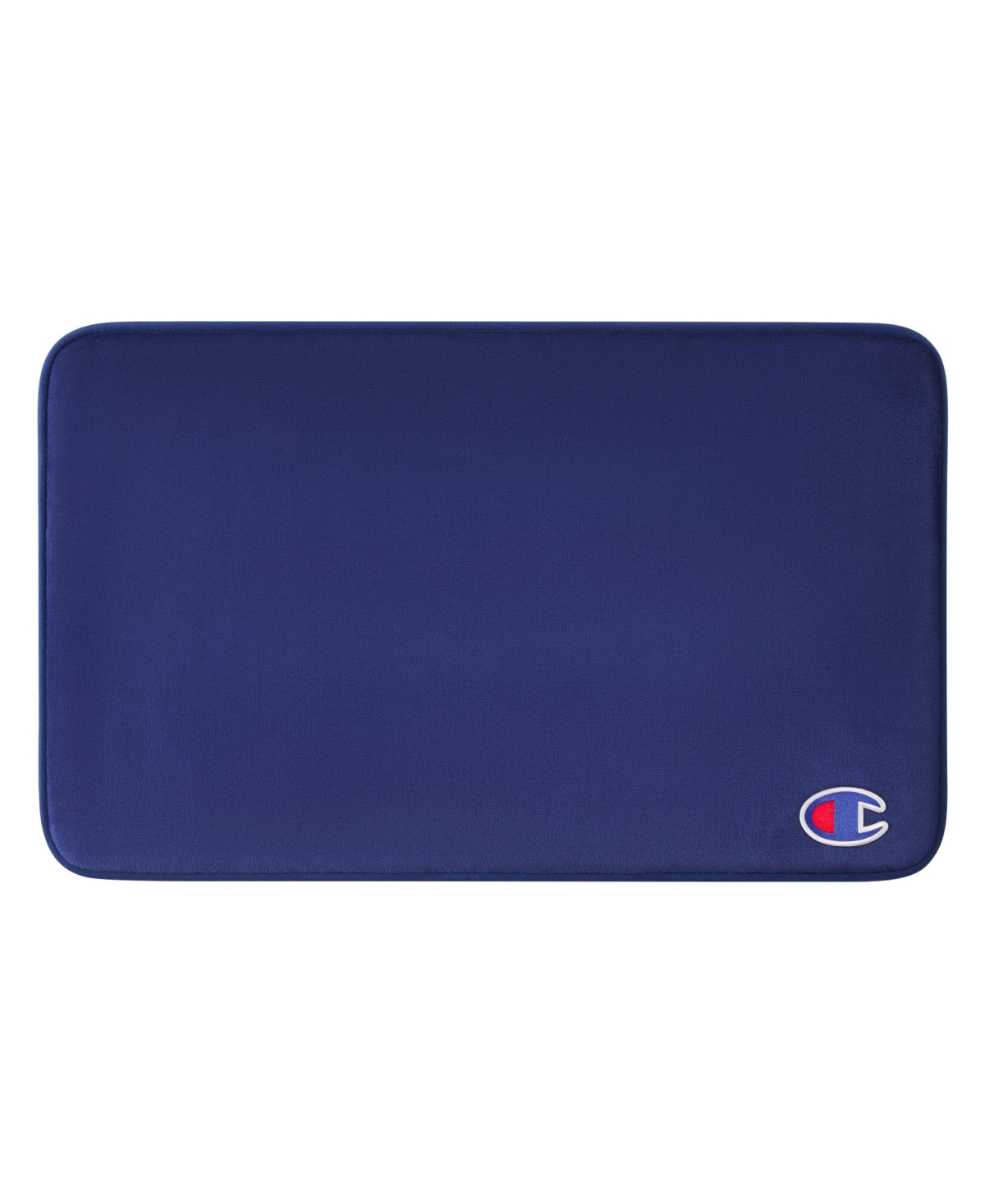 Champion Logo Patch Memory Foam Bath Mat, 20" x 32"