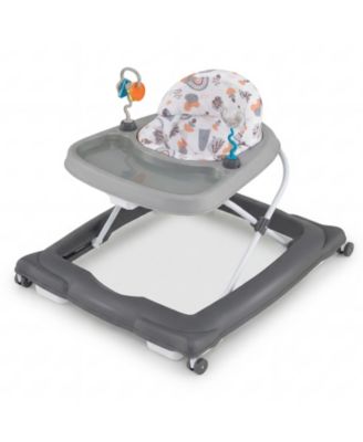 Foldable Baby Walker w/ Removable Seat and Adjustable Height 4 Shape Sorters