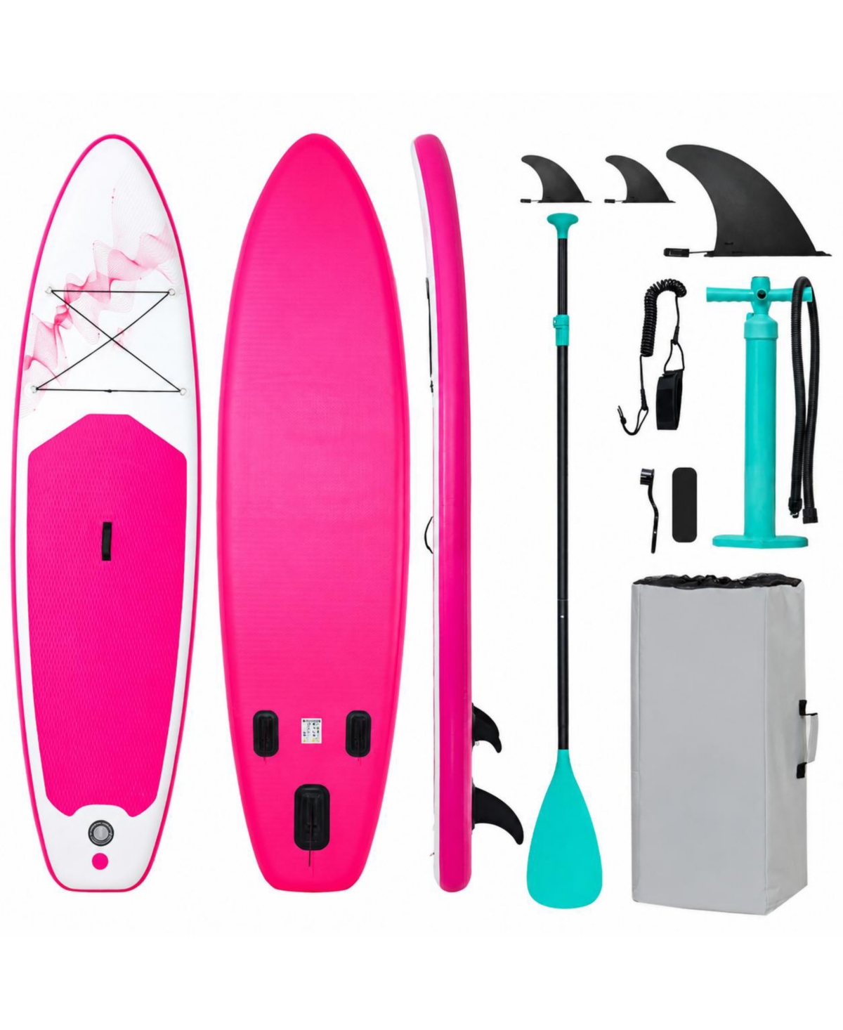 Furlihong Inflatable Stand Up Paddleboard Glue Free Hot Melt Anti Slip Eva Deck With Full Accessories - Open Miscellaneous 961