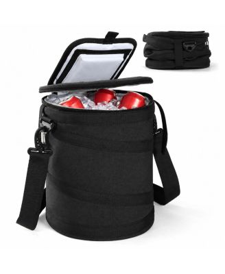 14 Can Insulated Golf Cart Cooler Bag 6 Hour Cold Retention Dual Opening