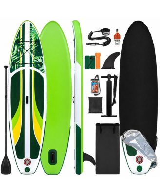 Inflatable Stand Up Paddle Board 350lbs Capacity Wide Stable Design Fast Pump Beginner Friendly