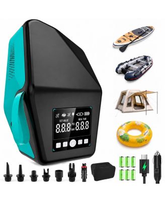 Rechargeable Cordless Sup Pump 20 Psi 4 Modes Dual Inflation Deflation Led Light